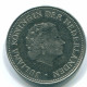 1 GULDEN 1980 NETHERLANDS ANTILLES Nickel Colonial Coin #S12041.U.A - Niederländische Antillen