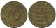 10 PFENNIG 1950 F BRD ALEMANIA Moneda GERMANY #AD835.9.E.A - 10 Pfennig