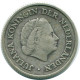 1/4 GULDEN 1957 ANTILLAS NEERLANDESAS PLATA Colonial Moneda #NL10995.4.E.A - Niederländische Antillen