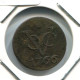 1766 UTRECHT VOC DUIT NEERLANDÉS NETHERLANDS Colonial Moneda #VOC1587.10.E.A - Nederlands-Indië