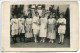 Photo Carte Ancienne * Groupe Femmes Habits Représentation Sur Maillots Grand Papillon Escargots Chenille ... - Photographs