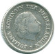 1/4 GULDEN 1957 NETHERLANDS ANTILLES SILVER Colonial Coin #NL10979.4.U.A - Antillas Neerlandesas
