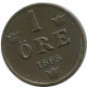 1 ORE 1895 SWEDEN Coin #AD405.2.U.A - Schweden