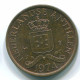 1 CENT 1974 NETHERLANDS ANTILLES Bronze Colonial Coin #S10673.U.A - Antillas Neerlandesas