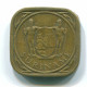 5 CENTS 1972 SURINAME Netherlands Nickel-Brass Colonial Coin #S13038.U.A - Surinam 1975 - ...