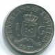 1 GULDEN 1971 ANTILLES NÉERLANDAISES Nickel Colonial Pièce #S11967.F.A - Antilles Néerlandaises