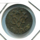 1736 ZEALAND VOC DUIT NEERLANDÉS NETHERLANDS Colonial Moneda #VOC1936.10.E.A - Indes Néerlandaises