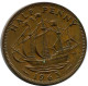 HALF PENNY 1963 UK GREAT BRITAIN Coin #BA992.U.A - C. 1/2 Penny