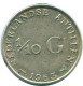 1/10 GULDEN 1963 NIEDERLÄNDISCHE ANTILLEN SILBER Koloniale Münze #NL12644.3.D.A - Nederlandse Antillen