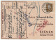 Company Postcard Heinr. Schmidt & Co.Cigar Factory And Heurenmann & Franke Hauf-Kaffe BREMEN Seal SCHWEIDNITZ 19/11/1938 - Cartes Postales