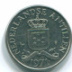25 CENTS 1971 ANTILLAS NEERLANDESAS Nickel Colonial Moneda #S11546.E.A - Nederlandse Antillen