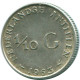 1/10 GULDEN 1963 NETHERLANDS ANTILLES SILVER Colonial Coin #NL12515.3.U.A - Niederländische Antillen