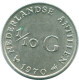 1/10 GULDEN 1970 NIEDERLÄNDISCHE ANTILLEN SILBER Koloniale Münze #NL12982.3.D.A - Niederländische Antillen