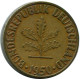 10 PFENNIG 1950 F WEST & UNIFIED GERMANY Coin #AZ457.U.A - 10 Pfennig