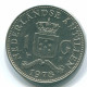 1 GULDEN 1978 ANTILLAS NEERLANDESAS Nickel Colonial Moneda #S12027.E.A - Nederlandse Antillen