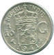 1/10 GULDEN 1941 S NETHERLANDS EAST INDIES SILVER Colonial Coin #NL13567.3.U.A - Indes Néerlandaises