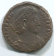 LATE ROMAN EMPIRE Pièce Antique Authentique Roman Pièce 3.2g/16mm #ANT2199.14.F.A - La Fin De L'Empire (363-476)