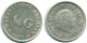 1/4 GULDEN 1970 ANTILLES NÉERLANDAISES ARGENT Colonial Pièce #NL11674.4.F.A - Nederlandse Antillen