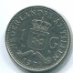 1 GULDEN 1971 NIEDERLÄNDISCHE ANTILLEN Nickel Koloniale Münze #S12025.D.A - Antille Olandesi