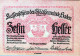 10 HELLER 1920 Stadt BADEN BEI WIEN Niedrigeren Österreich Notgeld Papiergeld Banknote #PG520 - [11] Local Banknote Issues