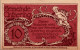 10 HELLER 1920 Stadt ASCHBACH Niedrigeren Österreich Notgeld Banknote #PF338 - [11] Local Banknote Issues
