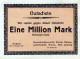 1 MILLION MARK 1923 Stadt BORNA Saxony UNC DEUTSCHLAND Papiergeld Banknote #PK787 - [11] Local Banknote Issues