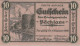 10 HELLER 1920 Stadt PoCHLARN Niedrigeren Österreich Notgeld Banknote #PE399 - [11] Emissioni Locali