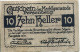 10 HELLER 1920 Stadt PERSENBEUG Niedrigeren Österreich Notgeld Papiergeld Banknote #PL886 - [11] Emissions Locales