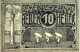 10 HELLER 1920 Stadt PERNAU Oberösterreich Österreich Notgeld Banknote #PJ219 - Lokale Ausgaben