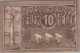 10 HELLER 1920 Stadt PERNAU Oberösterreich Österreich Notgeld Banknote #PE419 - [11] Lokale Uitgaven