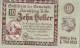 10 HELLER 1920 Stadt OTTENSCHLAG Niedrigeren Österreich Notgeld #PE475 - Lokale Ausgaben