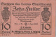 10 HELLER 1920 Stadt Oberösterreich Österreich Federal State Of Österreich Notgeld #PE250 - [11] Local Banknote Issues