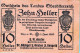 10 HELLER 1920 Stadt Oberösterreich Österreich Federal State Of Österreich Notgeld #PE250 - [11] Lokale Uitgaven