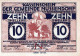 10 HELLER 1920 Stadt NUSSENDORF-ARTSTETTEN Niedrigeren Österreich Notgeld Papiergeld Banknote #PG639 - [11] Emissions Locales