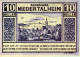 10 HELLER 1920 Stadt NIEDERTALHEIM Oberösterreich Österreich Notgeld #PE443 - [11] Local Banknote Issues