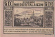 10 HELLER 1920 Stadt NIEDERTALHEIM Oberösterreich Österreich Notgeld #PE457 - [11] Local Banknote Issues