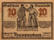 10 HELLER 1920 Stadt KRUMMNUSSBAUM Niedrigeren Österreich Notgeld #PD658 - [11] Local Banknote Issues