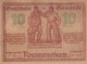 10 HELLER 1920 Stadt KRUMMNUSSBAUM Niedrigeren Österreich Notgeld Papiergeld Banknote #PG905 - [11] Local Banknote Issues