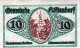 10 HELLER 1920 Stadt KÖSTENDORF Salzburg Österreich Notgeld Papiergeld Banknote #PG902 - [11] Emissions Locales