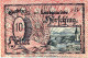 10 HELLER 1920 Stadt HoRSCHING Oberösterreich Österreich Notgeld Banknote #PD750 - Lokale Ausgaben