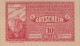 10 HELLER 1920 Stadt HAINFELD Niedrigeren Österreich Notgeld Papiergeld Banknote #PG775 - Lokale Ausgaben