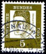 RFA Poste Obl Yv: 220c/228a Allemands Célèbres Papier Blanc Non-fluorescent (Beau Cachet Rond) - Used Stamps