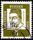 RFA Poste Obl Yv: 220/234 Allemands Célèbres Papier Fluorescent - Gebraucht