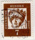 RFA Poste Obl Yv: 220/234 Allemands Célèbres Papier Fluorescent - Used Stamps