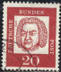 Delcampe - RFA Poste Obl Yv: 220/234 Allemands Célèbres Papier Fluorescent - Used Stamps