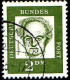 Delcampe - RFA Poste Obl Yv: 220/234 Allemands Célèbres Papier Fluorescent - Used Stamps