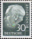 RFA Poste N** Yv: 125A/128B Theodor Heuss Papier Blanc - Nuovi