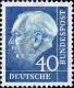 RFA Poste N** Yv: 125A/128B Theodor Heuss Papier Blanc - Unused Stamps