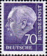 Delcampe - RFA Poste N** Yv: 125A/128B Theodor Heuss Papier Blanc - Ongebruikt