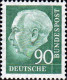 Delcampe - RFA Poste N** Yv: 125A/128B Theodor Heuss Papier Blanc - Ungebraucht